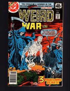 Weird War Tales #71 (1979) GRIM REAPER Cover DC War/Horror / ID#820