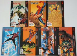 Ultimate Six #1-7 VF/NM complete series - spider-man's sinister six - bendis set
