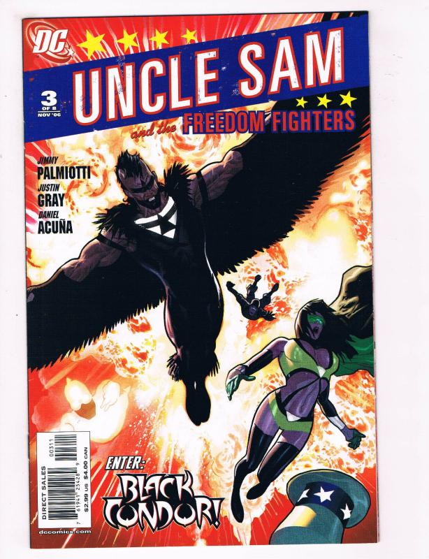 Uncle Sam & The Freedom Fighters #3 NM DC Comics Comic Book Nov 2006 DE28
