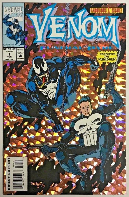 VENOM FUNERAL PYRE#1 NM 1993 THE PUNISHER MARVEL COMICS