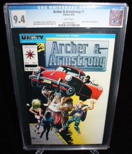 Archer & Armstrong #1 (CGC 9.4) Eternal Warrior Apperance - 1992