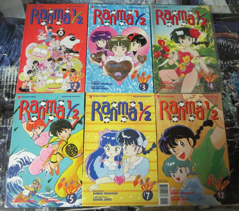 Rumiko Takahashi Lot #2! 27 issues: Ranma1/2 Parts 4,5,6,7 Japan Manga Classics 