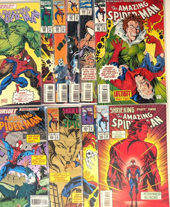 *Amazing Spider-Man 381-392, 12 High Grade books