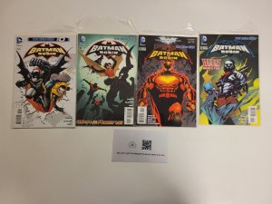 4 Batman and Robin DC Comic Books #0 10 11 12 New 52 80 TJ5