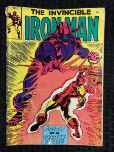 1978 THE INVINCIBLE IRON MAN Yaffa Comics #2 P/G 1.8 Cover Detached