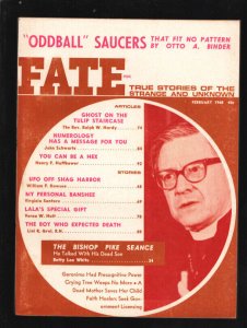 Fate 2/1968-Clark-Oddball Saucers by Otto Binder-Bishop Pike Séance-Mystic oc...