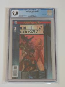 Teen Titans: Futures End #1 (New 52) CGC 9.8; 3D lenticular, wrap-around cover!!