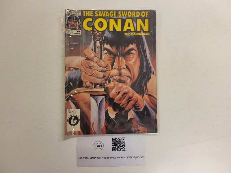 Savage Sword of Conan the Barbarian #139 VF Marvel 7 TJ24