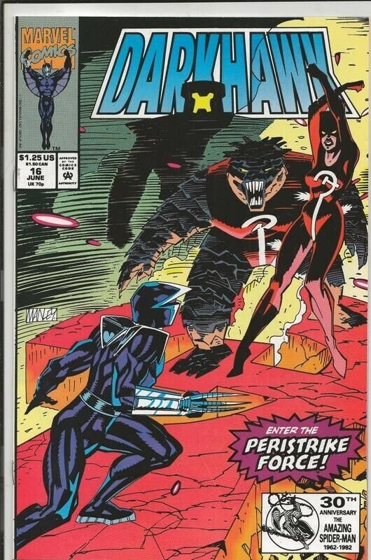 Darkhawk #16 ORIGINAL Vintage 1992 Marvel Comics