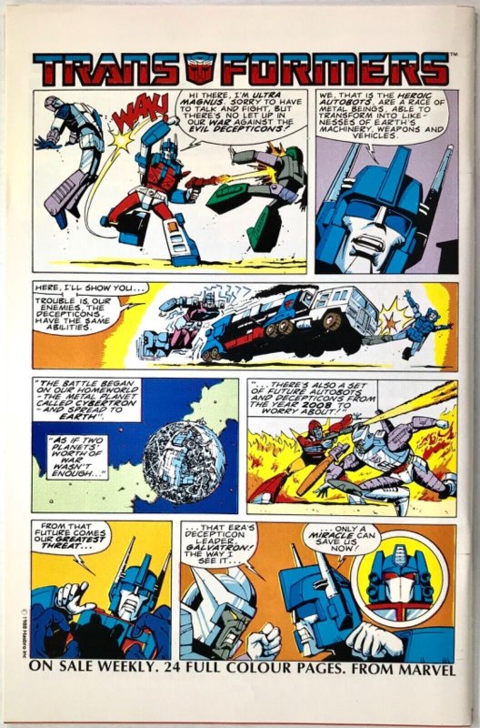 DRAGON’S CLAWS Comic Issue 1 — 32 Pages $1.25 Cover — 1988 Marvel Comics UK F+