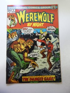 Werewolf by Night #4 (1973) VG+ Condition moisture stain bc