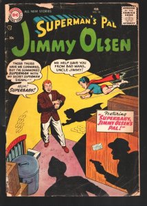 Superman's Pal Jimmy Olsen #18 1957-DC-Superbaby appears-Robot man story-G