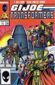 G.I. Joe and the Transformers #4 FN ; Marvel | Last Issue