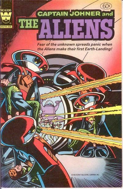 ALIENS (1982 WHITMAN; CAPTAIN JOHNER AND THE) 2 FINE MA COMICS BOOK