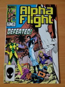 Alpha Flight #26 Direct Market Edition ~ NEAR MINT NM ~ 1985 Marvel Comics