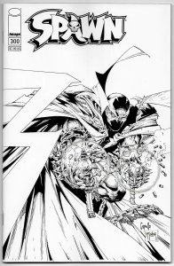 Spawn #300 Cvr F Capullo & Mcfarlane B&W Variant (Image, 2019) NM