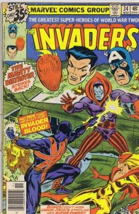 Invaders #34 ORIGINAL Vintage Marvel Comics 1978 Sub Mariner Captain America