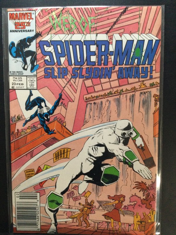 Web of Spider-Man #23 Newsstand Edition (1987)