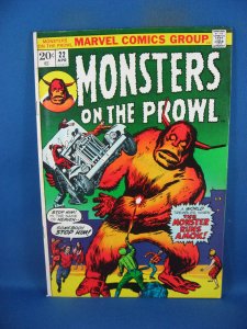 MONSTERS ON THE PROWL 22  F VF  MARVEL 1973