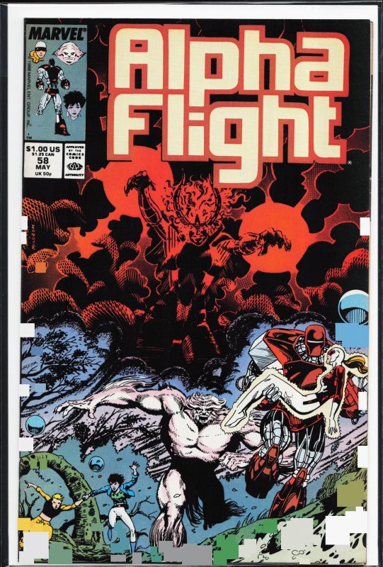 Alpha Flight #58 (1988) Alpha Flight