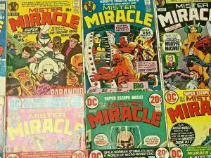 MISTER MIRACLE#1-18 VG-VF LOT 1971 JACK KIRBY DC BRONZE AGE COMICS