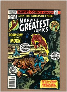 Marvel's Greatest Comics #79 Fantastic Four rprts. #98 Stan Lee Kirby 1978 VF