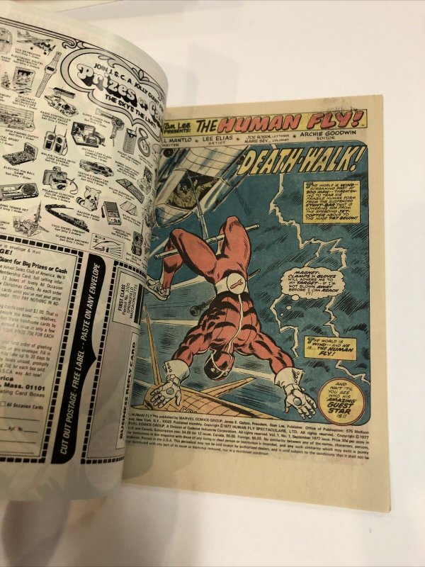 The Human Fly (1977) #1 (VF/NM) Marvel real life character