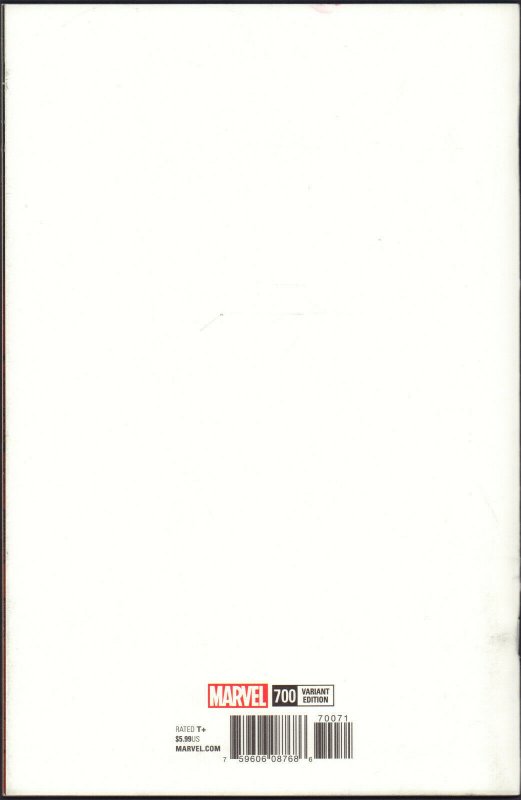 Captain America Blank Variant Comic - 2018 Captain America art by Allen Bellman 