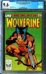 Wolverine Limited Series #4 CGC Graded 9.6