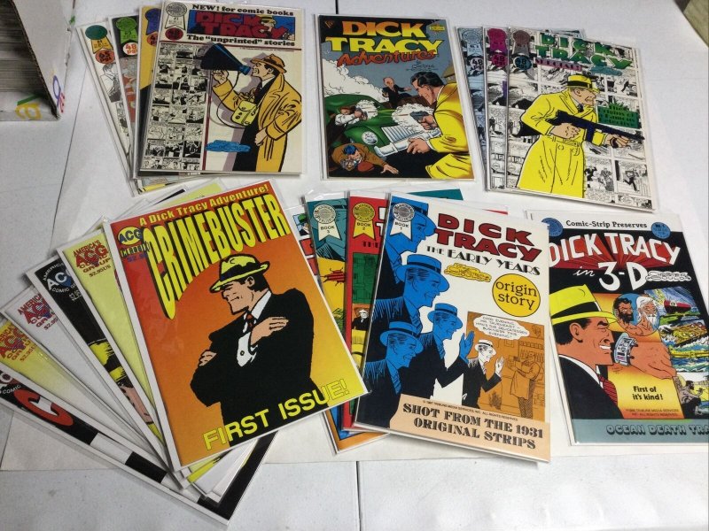 Dick Tracy Weekly/Monthly Reprint Collection With Mini Series Near Complete