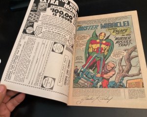 Wowza! MISTER MIRACLE #1 ***SIGNED (Pg. 1) BY JACK KIRBY!!***