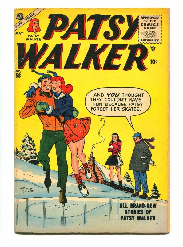 PATSY WALKER #58 1955-ATLAS-AL JAFFEE-VG+ 