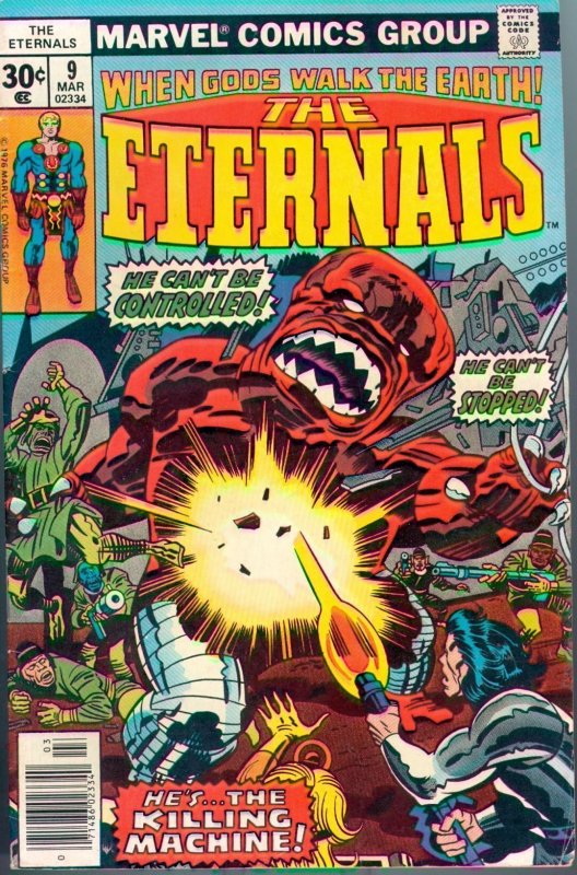 The Eternals #2 5 7 8 9 14 (1976-77) Lot of 6 Issues