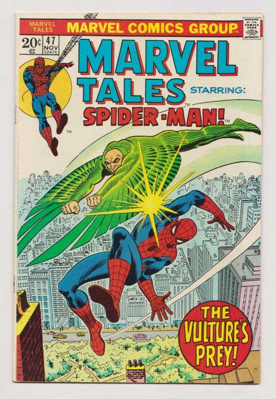 Marvel Tales Starring Spider-Man #47 (Marvel, 1973) VG/FN