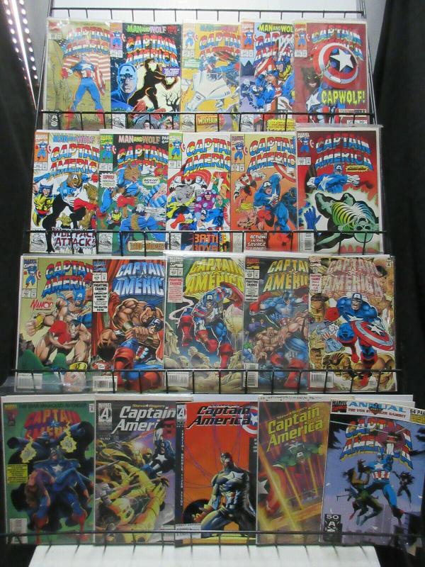 Captain America (Marvel 1991-2003) Lot of 38Diff Man-Wolf to Knights!