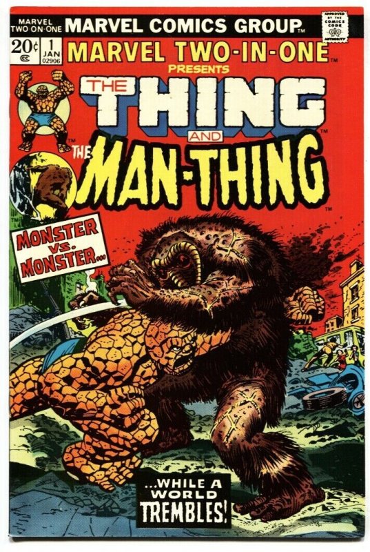 MARVEL TWO-IN-ONE #1 1973 THING MAN-THING First issue