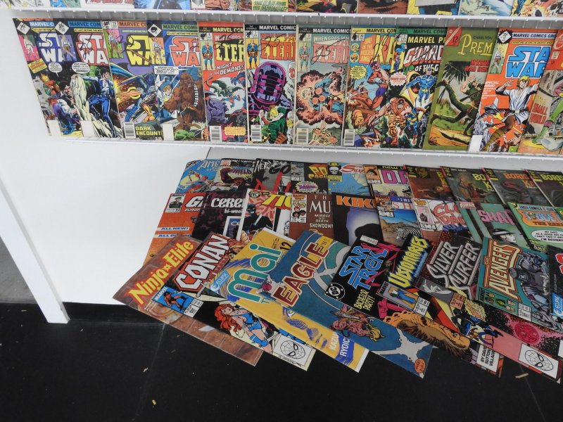Huge Lot 190+ Comics W/ Star Wars, The Fly, Eternals, Dreadstar, +More Avg VG