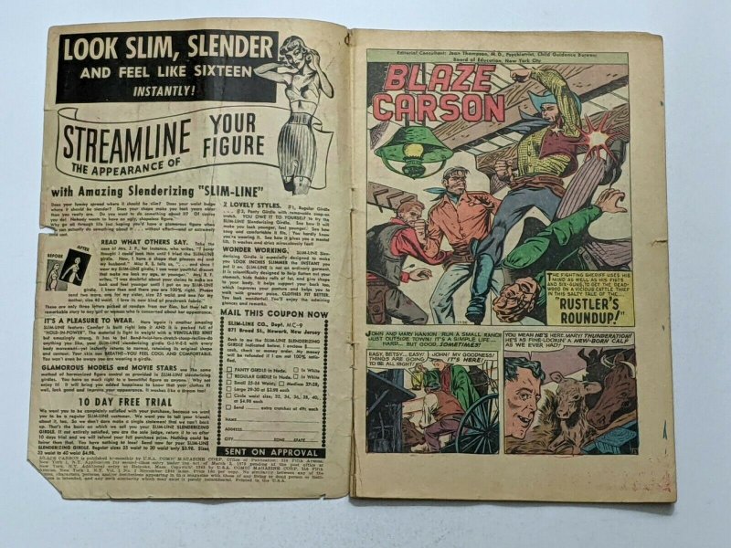 Blaze Carson #2 (Nov 1948, Timely) Good 2.0 Syd Shores cover 