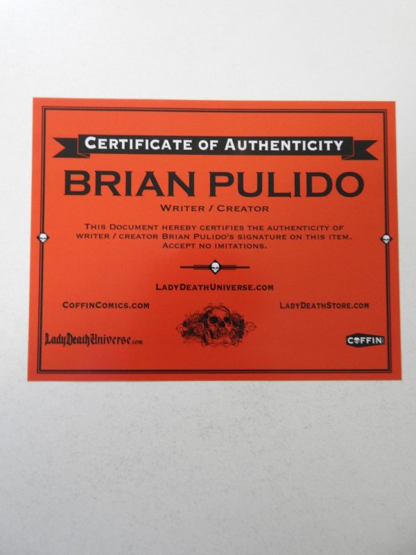 Lady Death: Nightmare Symphony (2018) NM Condition! Signed W/ COA!