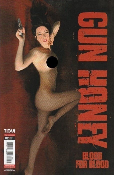GUN HONEY: BLOOD FOR BLOOD #1-4 COMPLETE SET OF NAUGHTY COVERS POLY-BAGGED NM.