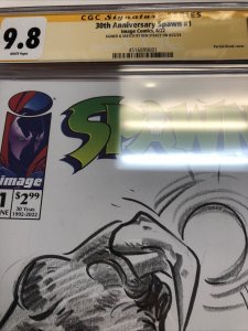 30th Anniversary Spawn (2022) # 1 (CGC 9.8 SS) Signed & Sketch Ken Steacy •Blank