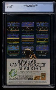 Amazing Spider-Man #252 CGC VF+ 8.5 Newsstand Variant 1st Black Costume!