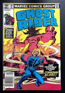 Ghost Rider #68 Newsstand Edition (1982) VF+/NM - Origin Johnny Blaze Key Issue