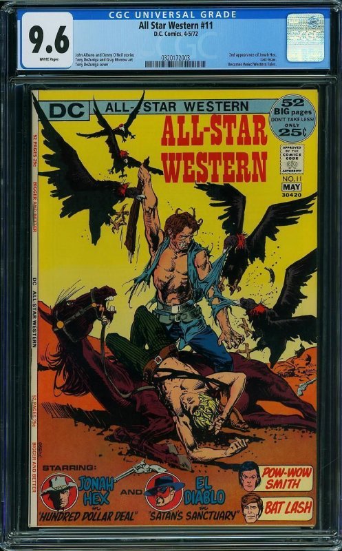 All-Star Western #11 (1972) CGC 9.6 NM+