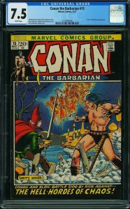 Conan the Barbarian #15 (1972) CGC 7.5 VF-