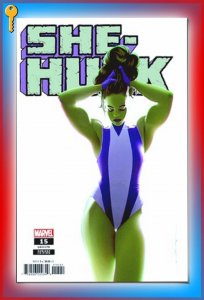 She Hulk #15 WoW GEM Jeff Dakal Hot Jennifer Walters Variant! Avengers Daredevil