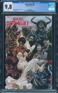 King Spawn #21 CGC 9.8 Mark Brooks Connecting Cover A Image Comics 2023 HD Scan