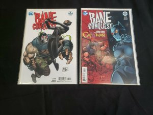 BANE CONQUEST 10PC (VF/NM) ISSUES #1-10, BAGGED & BOARDED, CATWOMAN 2017-18 