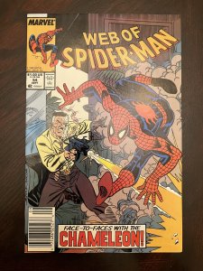 Web of Spider-Man #54 Newsstand Edition (1989) - NM