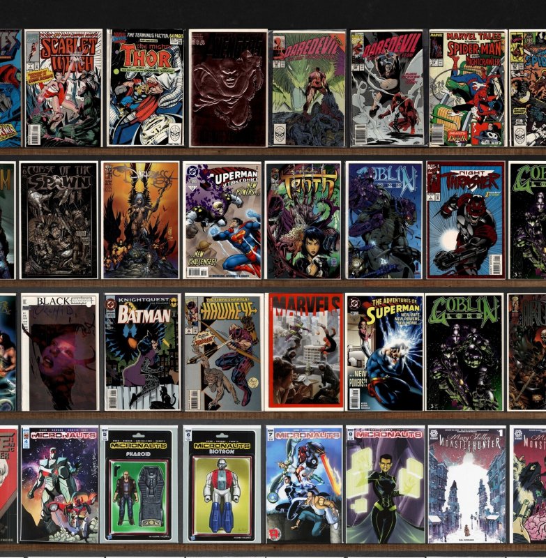 Huge Lot 150+ Comics with Batman, Detective Comics, Micronauts, Mph & More!